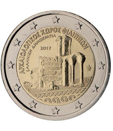 moneda conmemorativa 2 euros Grecia 2017 Filipos.