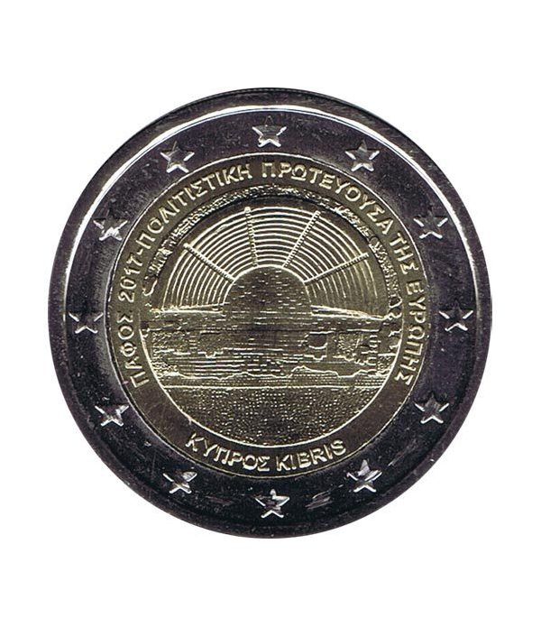 moneda 2 euros Chipre 2017 ciudad de Pafos .  - 2