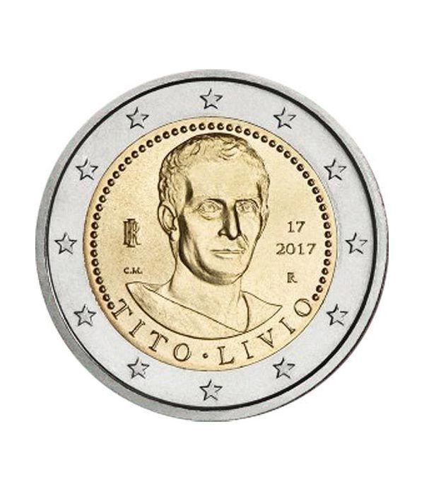 moneda conmemorativa 2 euros Italia 2017 Tito Livio