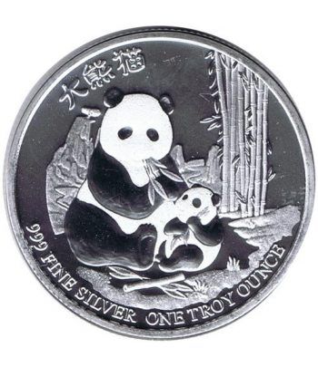 Moneda onza de plata 2$ Niue Panda Chino 2017.