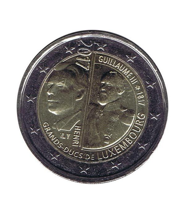 moneda conmemorativa 2 euros Luxemburgo 2017 Guillermo III.  - 2
