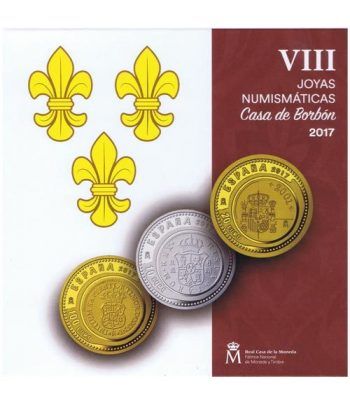 Monedas 2017 Joyas Numismaticas 8ª serie Completa Plata y oro.  - 1