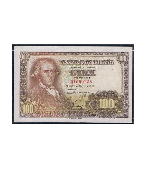 (1948/05/02) Madrid. 100 Pesetas. EBC. Foto genérica.