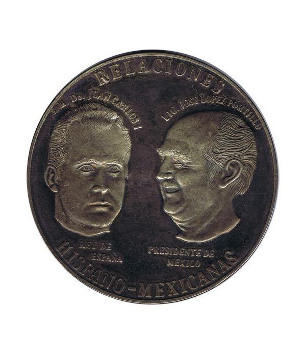 Medalla Relaciones Hispano Mexicanas 1977. Plata.