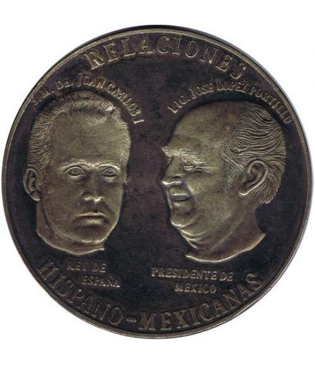 Medalla Relaciones Hispano Mexicanas 1977. Plata.