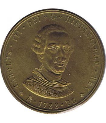 Medalla Bicentenario Carlos III / Juan Carlos I. Cobre.