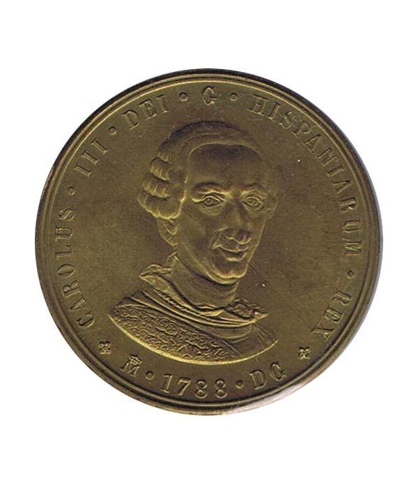 Medalla Bicentenario Carlos III / Juan Carlos I. Cobre.
