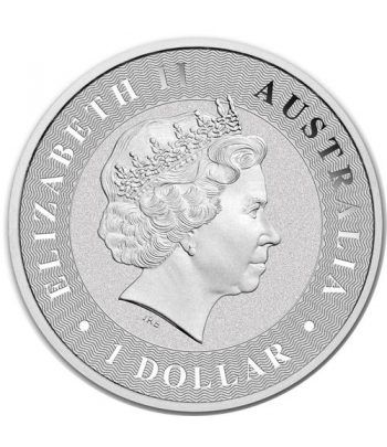 Moneda onza de plata 1$ Australia Canguro 2018