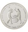 Moneda de plata 1 Dollar Canada 1988 Herreros. Proof.
