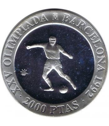 2000 Pesetas 1990 Juegos Olimpicos Barcelona'92 Futbol  - 1
