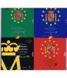Colección 10 carteras FNMT España 1992 a 2001.