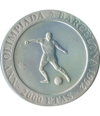 2000 Pesetas 1990 Juegos Olimpicos Barcelona'92 Futbol suelta