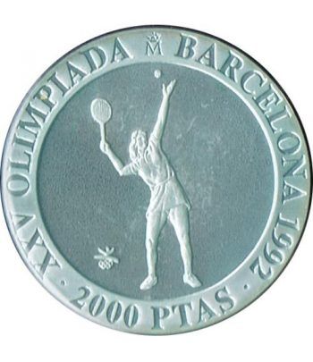 2000 Pesetas 1991 Juegos Olimpicos Barcelona'92 Tenis suelta