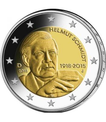 moneda conmemorativa 2 euros Alemania 2018 (5) Schmidt.