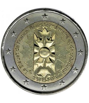 moneda conmemorativa 2 euros Francia 2018 El Aciano.