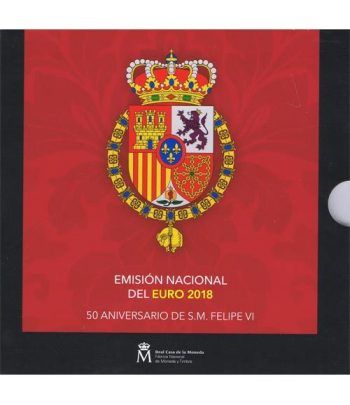 Cartera oficial euroset España 2018 + 2€ Felipe VI y Santiago  - 1