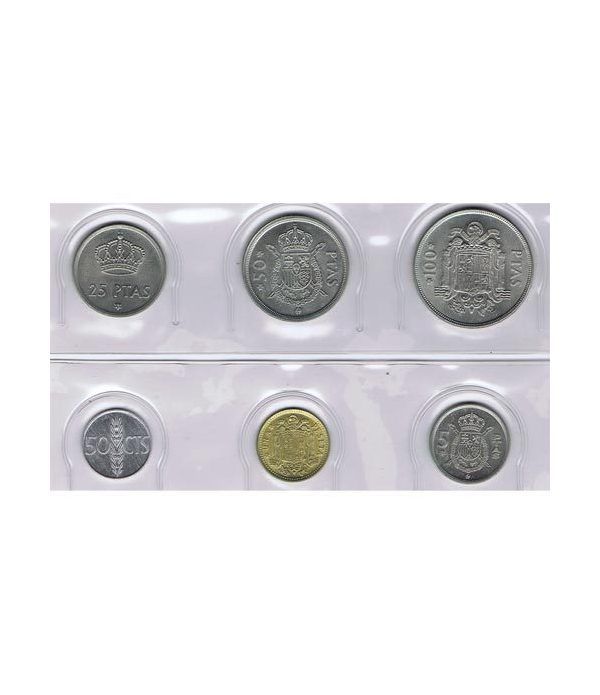 Juan Carlos serie de monedas año 1975 *19-76. SC