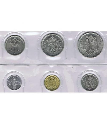 Juan Carlos serie de monedas año 1975 *19-76. SC