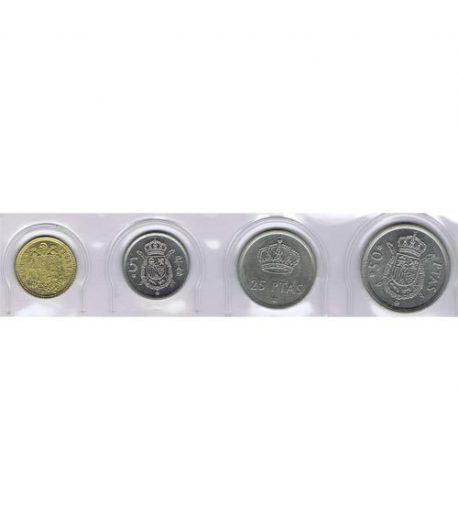 Juan Carlos serie de monedas año 1975 *19-78. SC.
