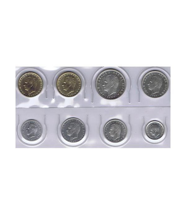 Juan Carlos serie de monedas año 1984. SC  - 4