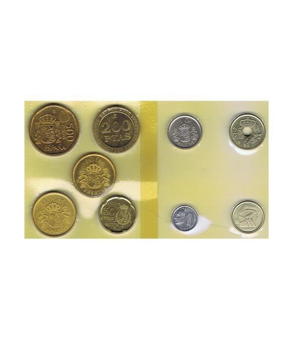 Juan Carlos serie de monedas año 2000. SC