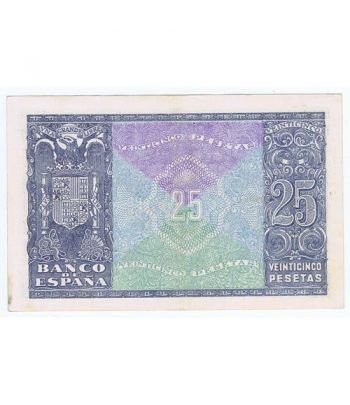 (1940/01/09) Madrid. 25 Pesetas. EBC+. Serie A4647830