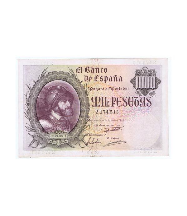 (1940/10/21) Madrid. 1000 Pesetas. EBC. Serie 2174513.