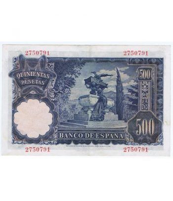 (1951/11/15) Madrid. 500 Pesetas. EBC+. Sin Serie 2750791