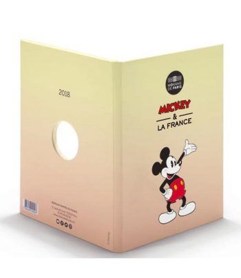 Francia 50€ 2018 Mickey y Francia I. Plata Color.