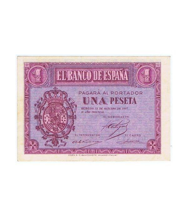 (1937/10/12) Burgos. 1 Peseta. EBC. Serie C6128174