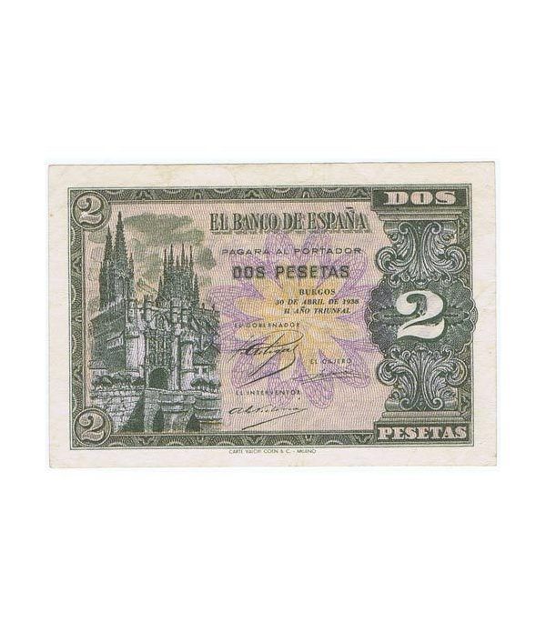 (1938/04/30) Burgos. 2 Pesetas. SC-. Serie G2937837