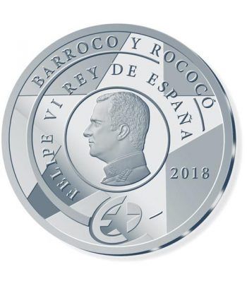 Monedas 2018 Europa. Barroco y Rococó. Completa oro y plata.