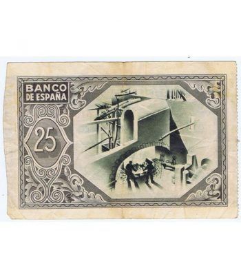 (1937/01/01) Bilbao. 25 Pesetas. MBC-. Serie 515678