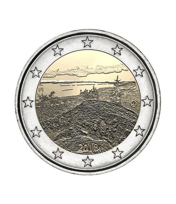 moneda conmemorativa 2 euros Finlandia 2018 Koli  - 2