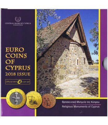 Cartera oficial euroset Chipre 2018.  - 1