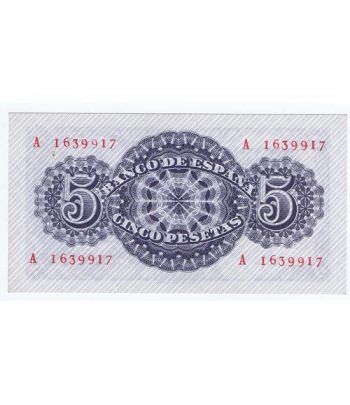 (1947/04/12) Madrid. 5 Pesetas. SC. Serie A1639917