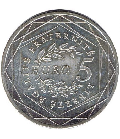 Francia 5 euros 2008. La semeuse.