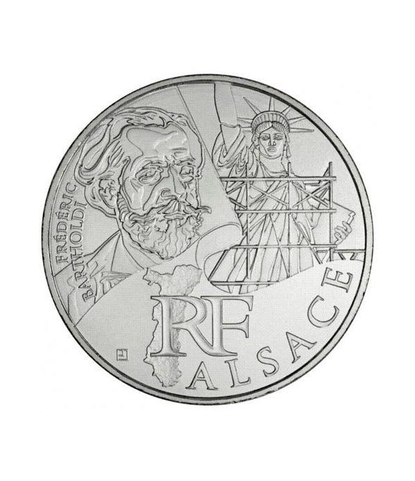 Francia 10 € 2012 Les Euros des Regions. Alsace.