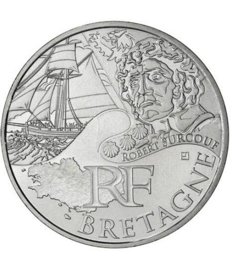 Francia 10 € 2012 Les Euros des Regions. Bretagne.