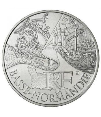 Francia 10 € 2012 Les Euros des Regions. Basse Normandie.