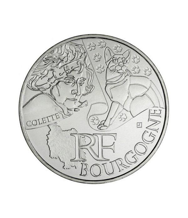 Francia 10 € 2012 Les Euros des Regions. Bourgogne.