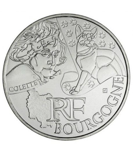 Francia 10 € 2012 Les Euros des Regions. Bourgogne.