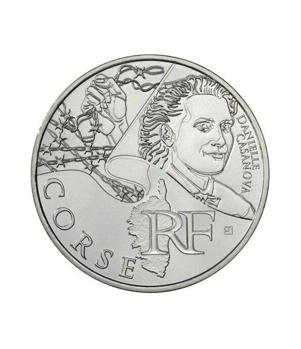 Francia 10 € 2012 Les Euros des Regions. Corse.