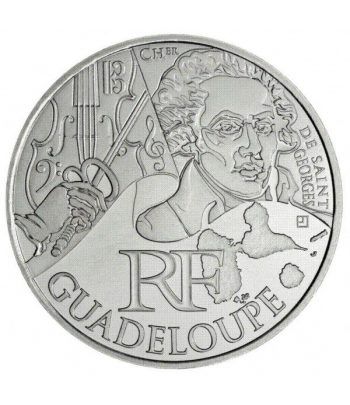Francia 10 € 2012 Les Euros des Regions. Guadeloupe