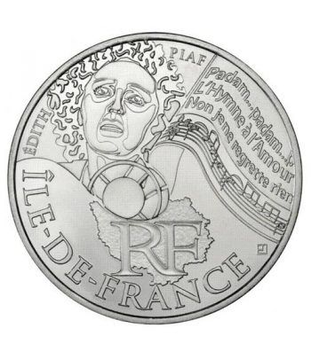 Francia 10 € 2012 Les Euros des Regions. Ile-de-France