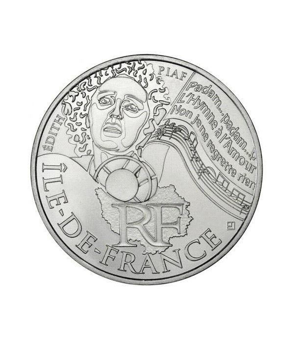 Francia 10 € 2012 Les Euros des Regions. Ile-de-France