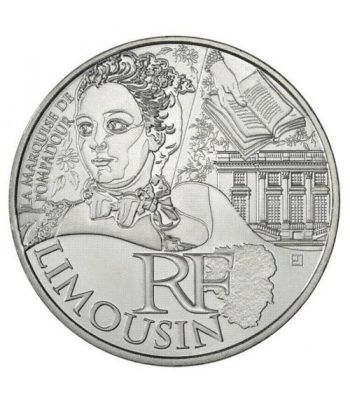 Francia 10 € 2012 Les Euros des Regions. Limousin