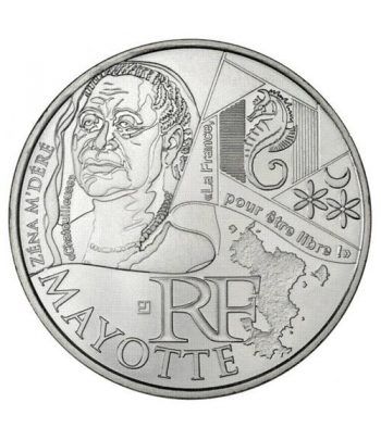 Francia 10 € 2012 Les Euros des Regions. Mayotte