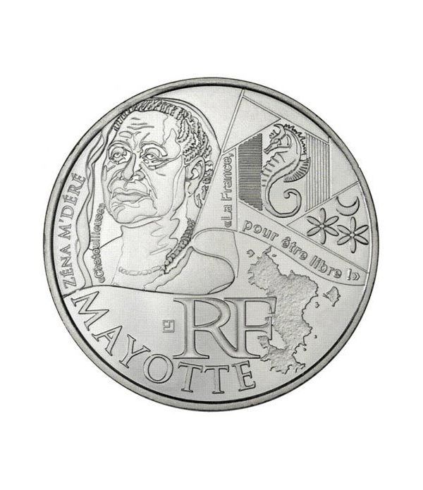 Francia 10 € 2012 Les Euros des Regions. Mayotte