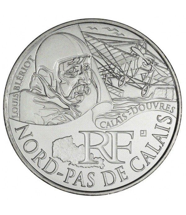 Francia 10 € 2012 Les Euros des Regions. Nord-Pas de Calais